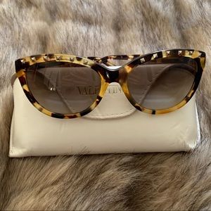 Valentino studded tortoiseshell sunglasses